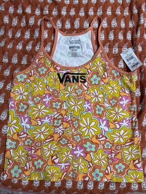 NWT Vans tank top resort floral